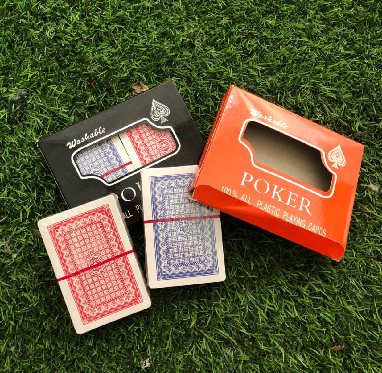 扑克牌 纸双付 红蓝色 扑克 6套一打 120套一箱详情图3