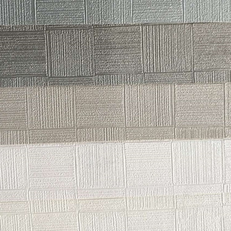 Simple and natural cross-shaped fabric base, generous checkered background wall fabric, hotel wall fabric, engineering wall fabric detail image 5
