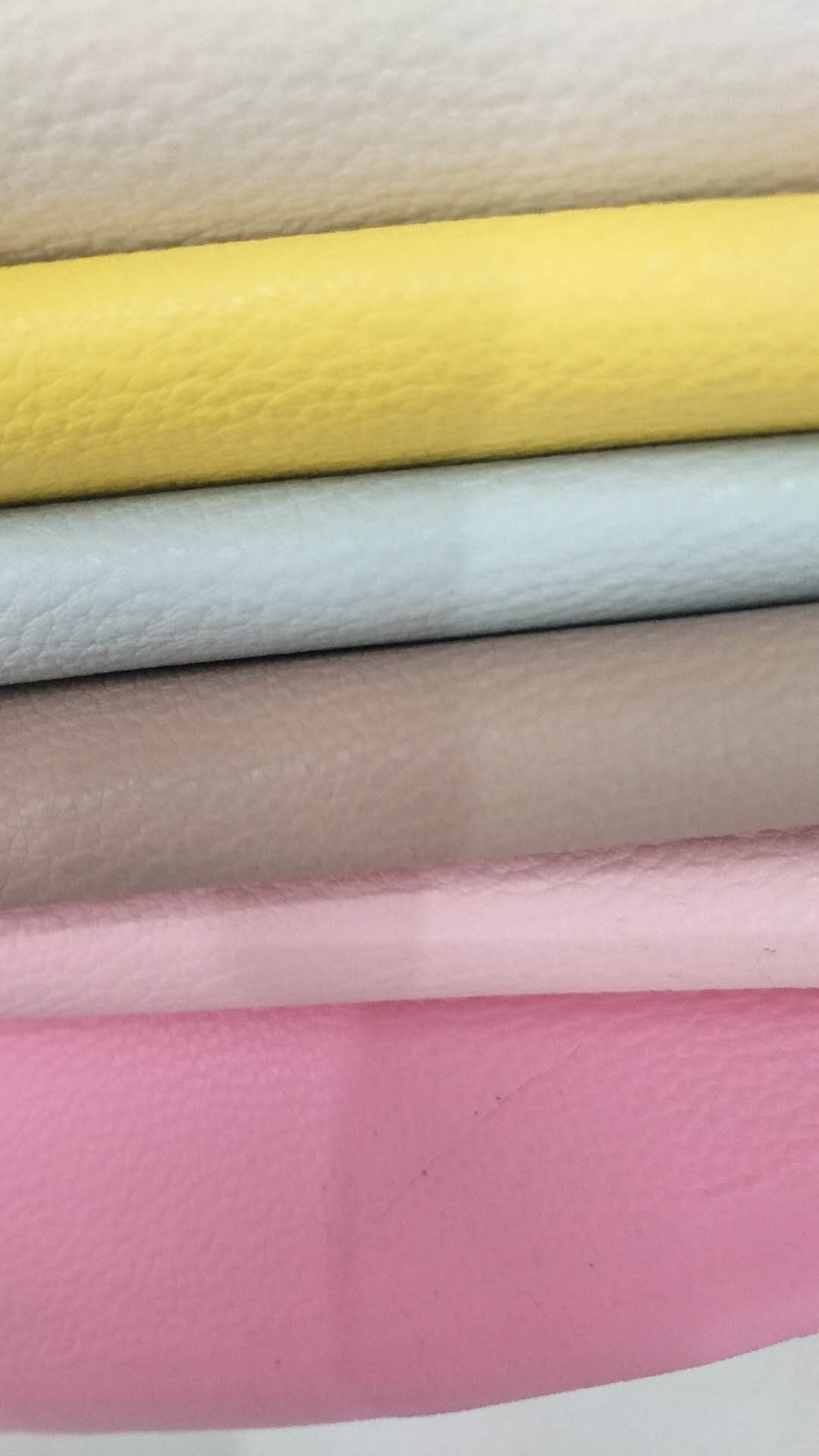 Factory direct sales of eco-friendly PVC artificial leather with lychee patterns, wine boxes, stationery, luggage packaging, home sofa leather pic 2