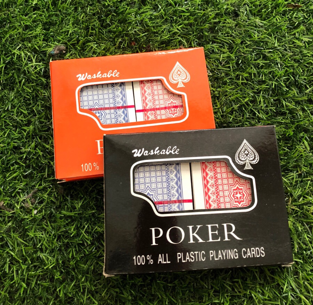 Playing card paper double pay red and blue CARDS 6 sets a dozen 120 sets a box thumbnail
