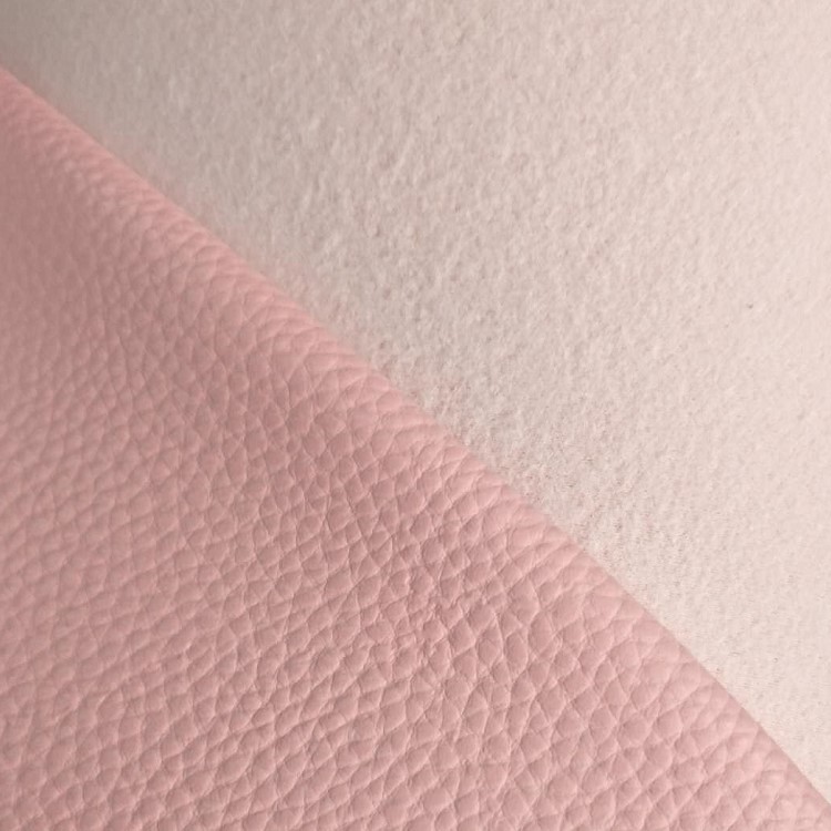 PVC eco-friendly Korean lychee patterned artificial leather for luggage, shoes and packaging leather pic 5