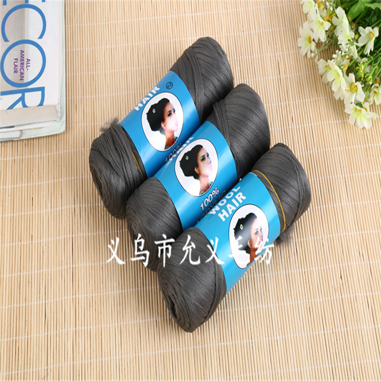 African special supply wig yarn, hair thread, braid thread, black yarn, brazil wool detail image 4