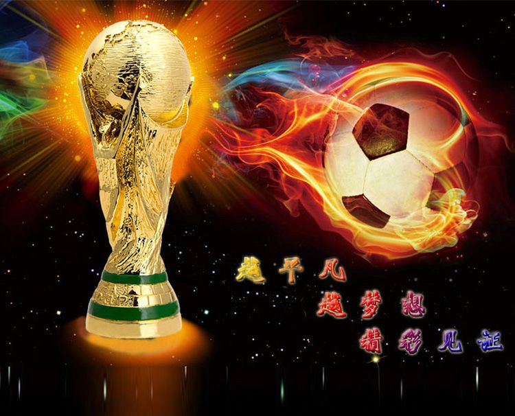 Yiwu Selection World Cup football championship trophy The World Cup Football Competition trophy Specification drawing