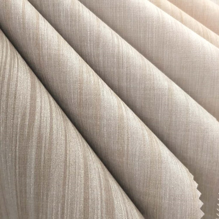 PVC solid color engineering wall fabric with cross fabric base, modern and simple home bedroom, living room and dining room wall fabric detail image 1