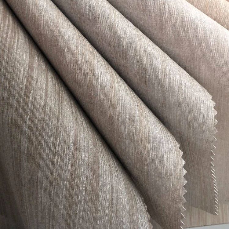 PVC solid color engineering wall fabric with cross fabric base, modern and simple home bedroom, living room and dining room wall fabric