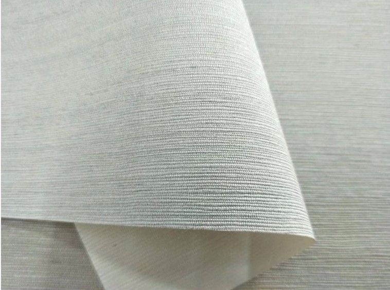 PVC engineering wall fabric, hotel decorative wall fabric, plain engineering wall, cross fabric-based artificial leather fabric Item Picture