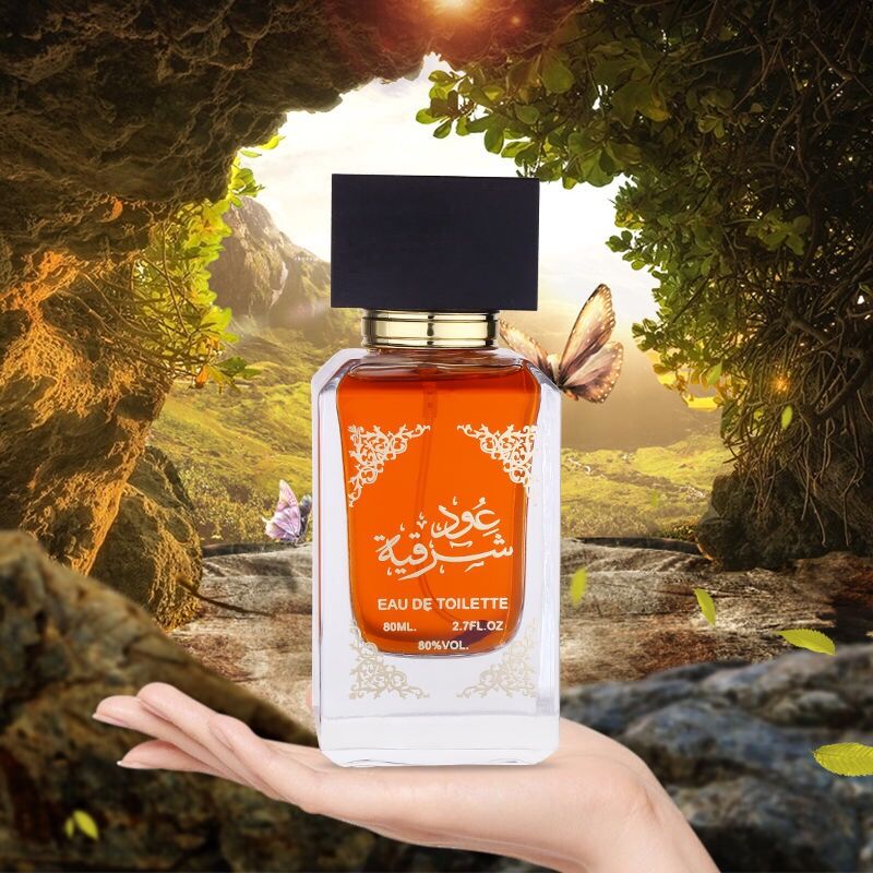 Charm ladies and men durable fresh light fragrance wooden cologne gift box 80ml