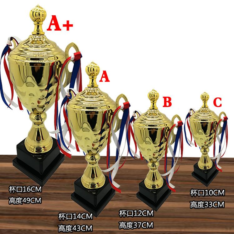 Customized metal trophies, World Cup football trophies, resin trophies, basketball game MVPS, and Champions League trophies, creative customization details Picture