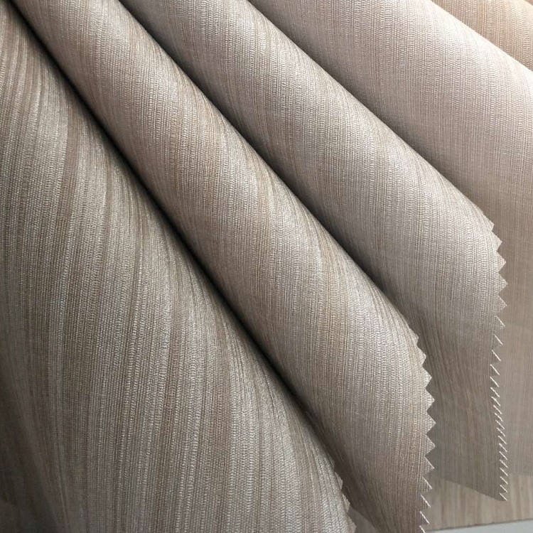 PVC solid color engineering wall fabric with cross fabric base, modern and simple home bedroom, living room and dining room wall fabric detail image 3