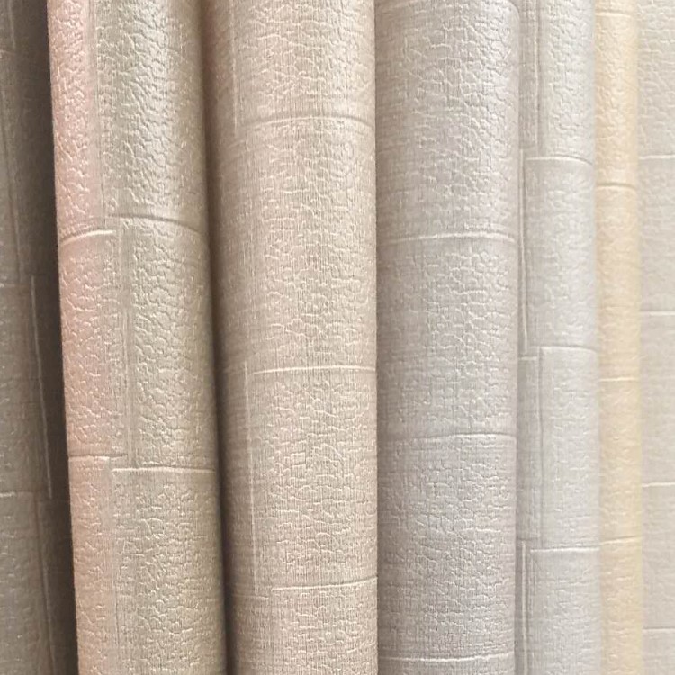 The square grid elegant plain color home decoration bedroom, living room and dining room wall fabric, waterproof and fireproof cross fabric base detail image 1