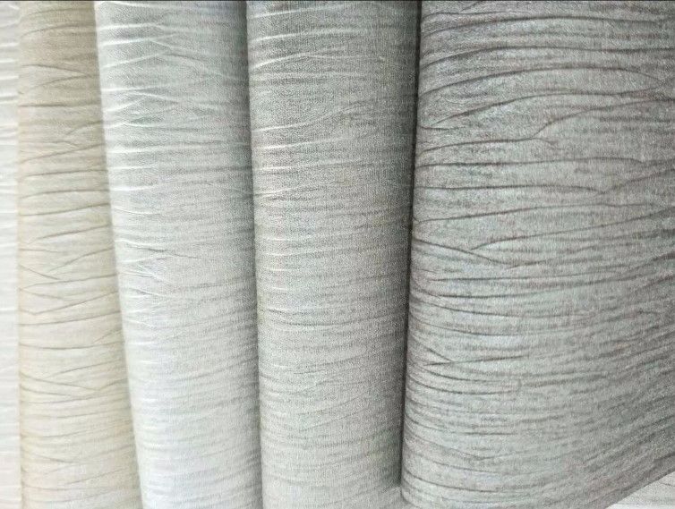 Hotel decorative wall fabric, modern and simple wall fabric, home decorative wall fabric, leather PVC engineering wall fabric Specification image