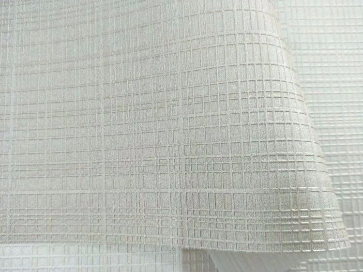 PVC酒店装饰墙布简约中式墙布卧室装饰墙布白底实物图