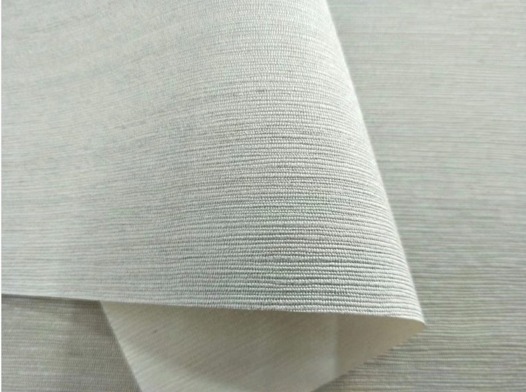 PVC engineering wall fabric, hotel decorative wall fabric, plain engineering wall, cross fabric-based artificial leather fabric pic 6