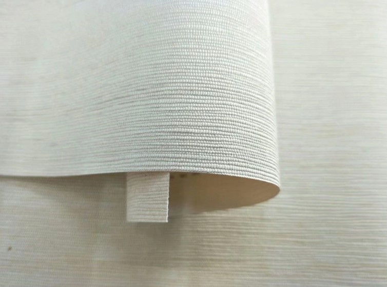 PVC engineering wall fabric, hotel decorative wall fabric, plain engineering wall, cross fabric-based artificial leather fabric pic 7