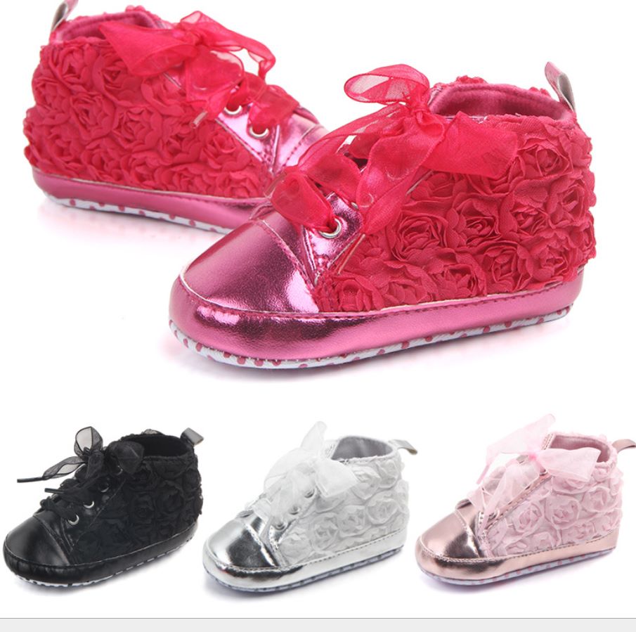 Spring MIYUEBB baby shoes plain color rose toddler shoes