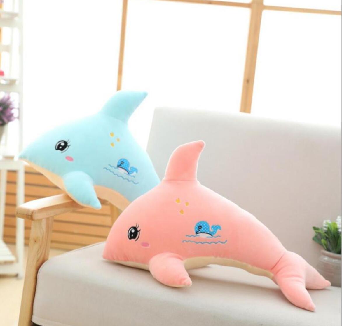 Yiwu manufacturers soft dolphin doll baby pillow big dolphin stuffed animals stuffed animals activities gifts custom thumbnail