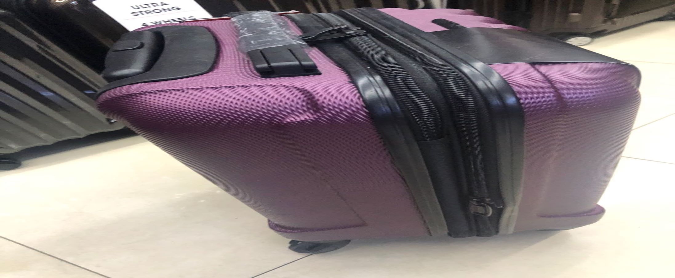 义乌好货 20寸新款ABS耐摔耐砸海关锁可加宽大容量万向轮旅行拉杆箱产品图