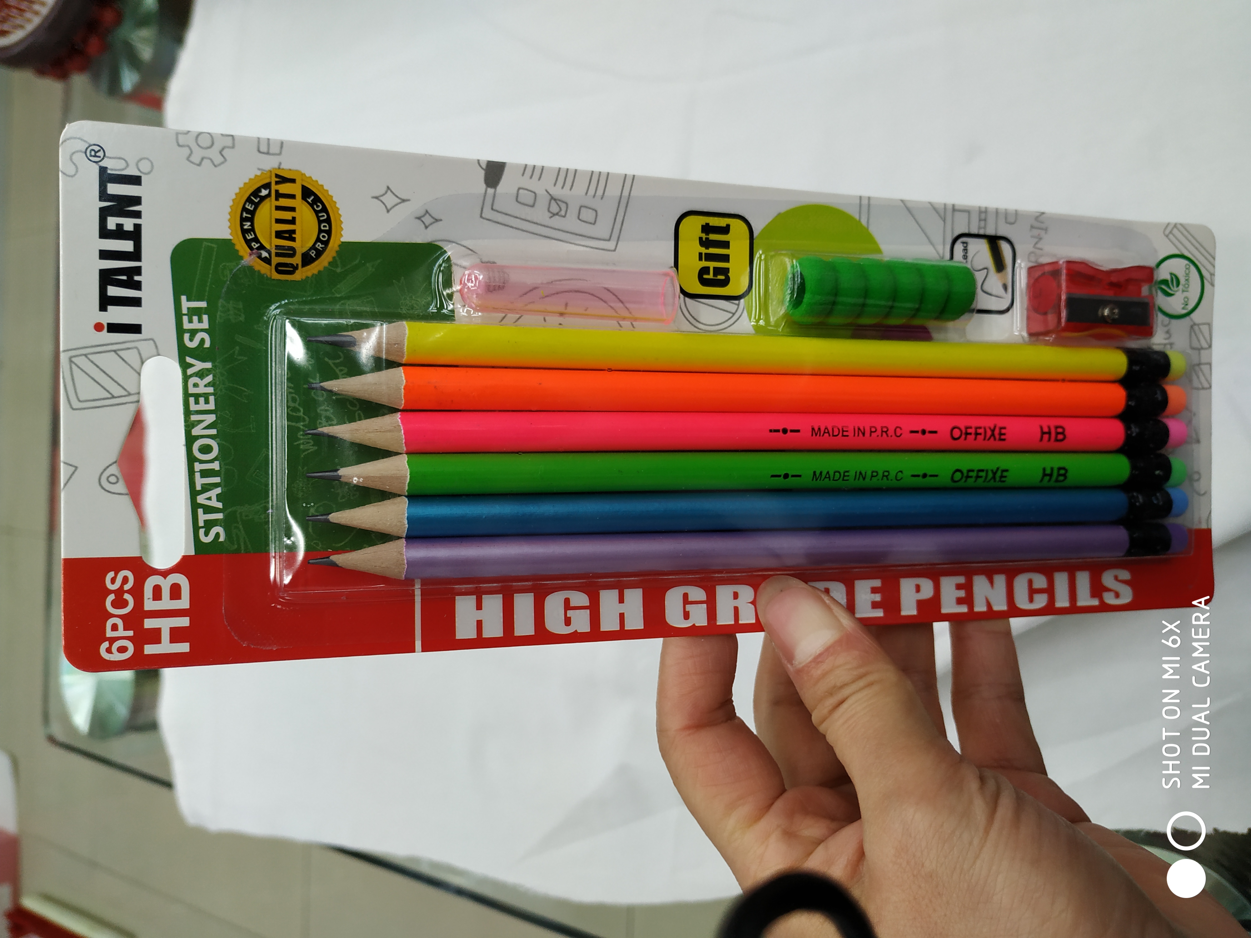 儿童幼儿园学生书写HB办公作图组合铅笔套装文具套装6+3学生书写铅笔办公用品礼品详情3