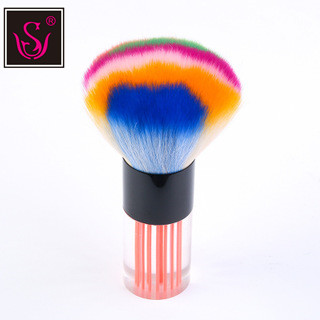 Factory direct sales, single loose brush, extra-large acrylic handle blush makeup brush, multi-functional beauty brush for color mixing pic 7