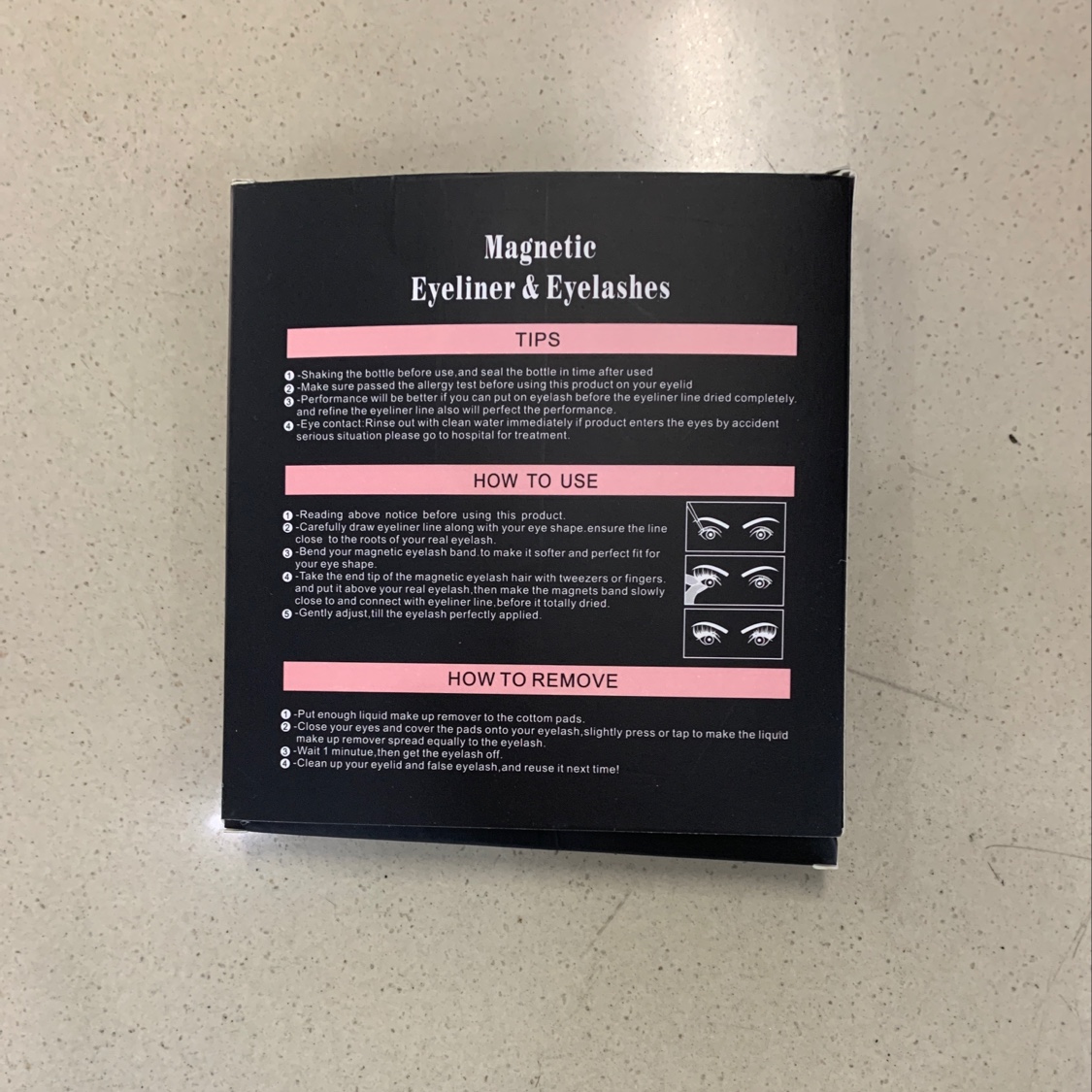 Magnetic Liquid Eyeliner Lashes undefined