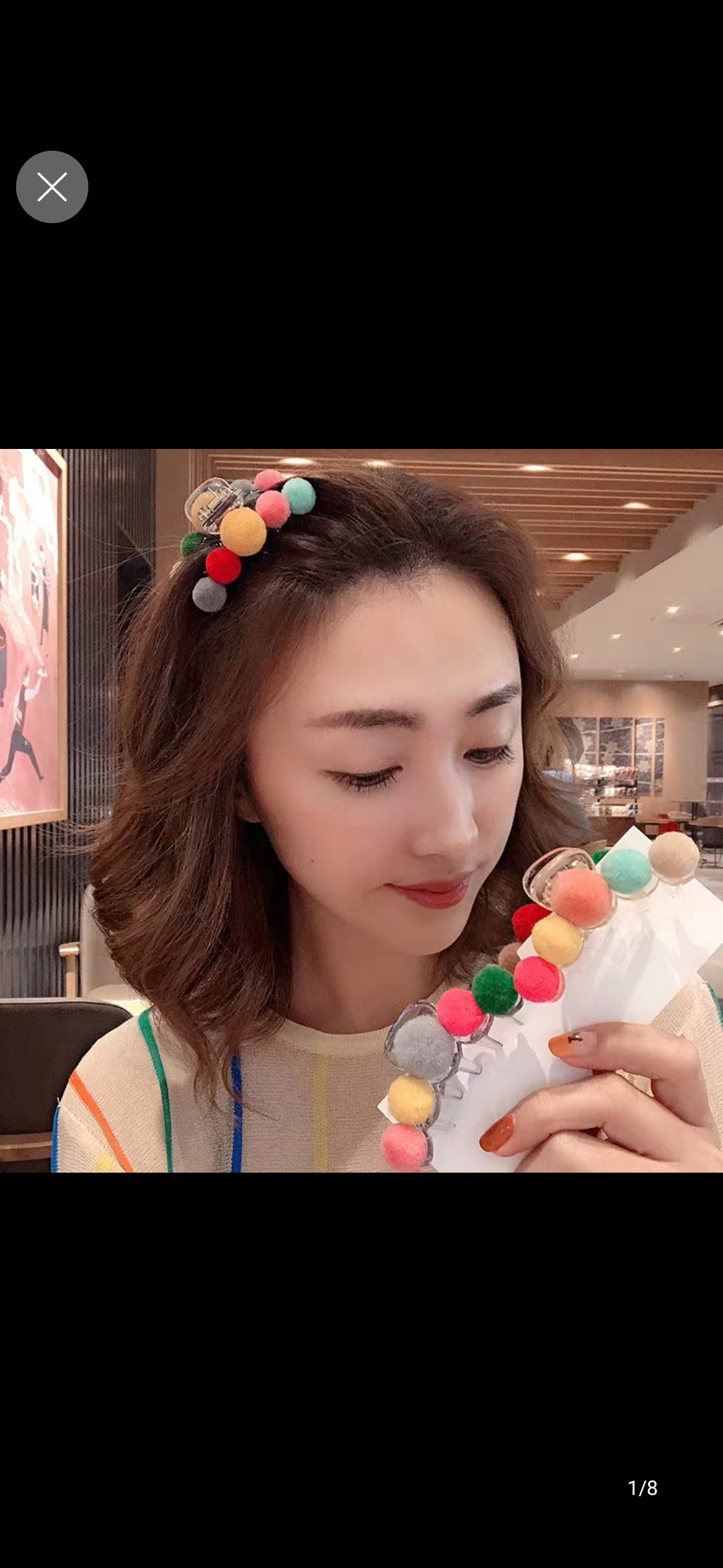 手工diy材料 彩色毛毛球 毛绒球 儿童幼儿园创意益智儿童幼儿手工