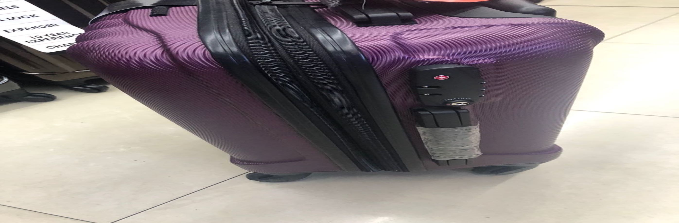 义乌好货 20寸新款ABS耐摔耐砸海关锁可加宽大容量万向轮旅行拉杆箱细节图