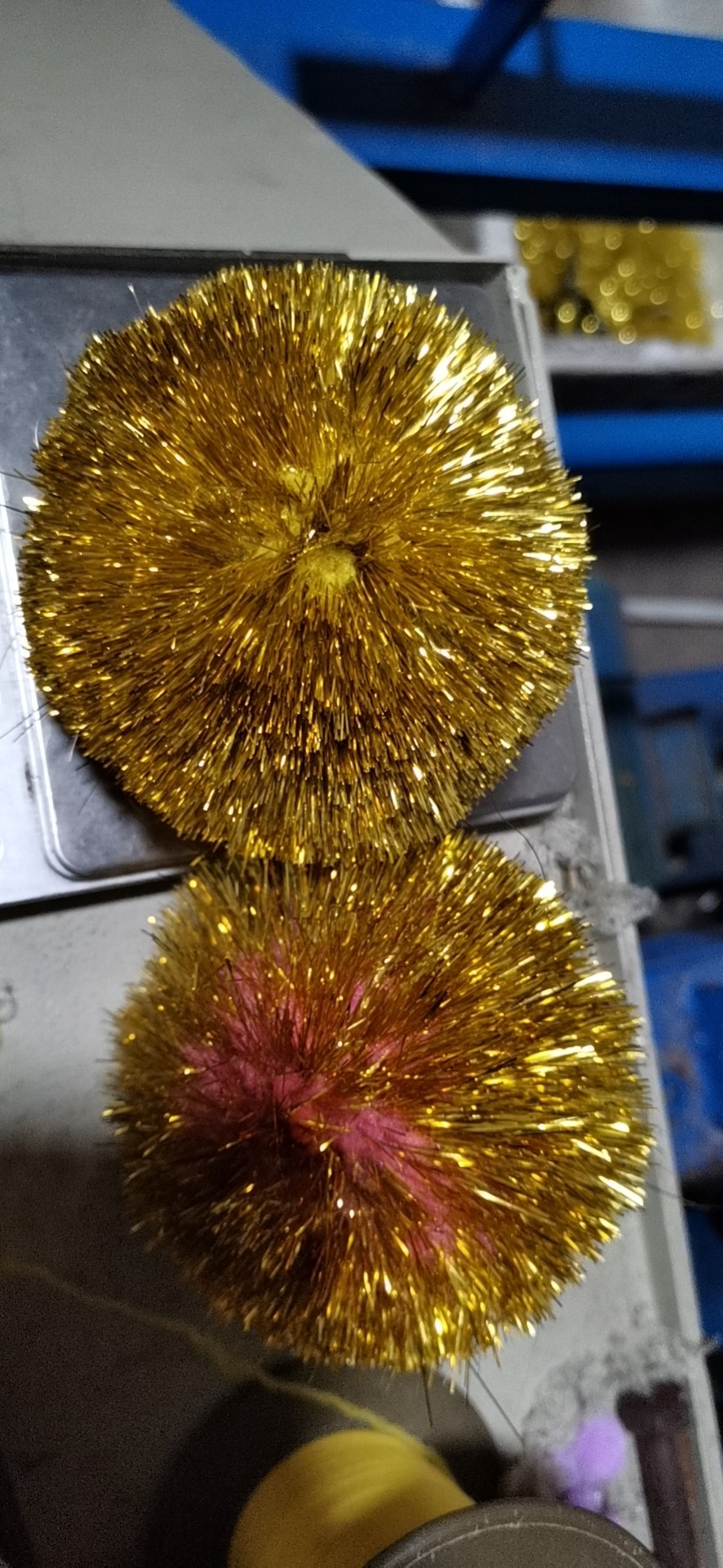 手工diy材料 彩色毛毛球 毛绒球 儿童幼儿园创意益智儿童幼儿手工细节图