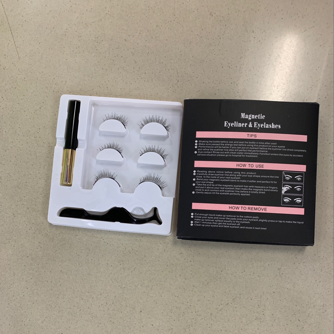 Magnetic Liquid Eyeliner Lashes details Picture