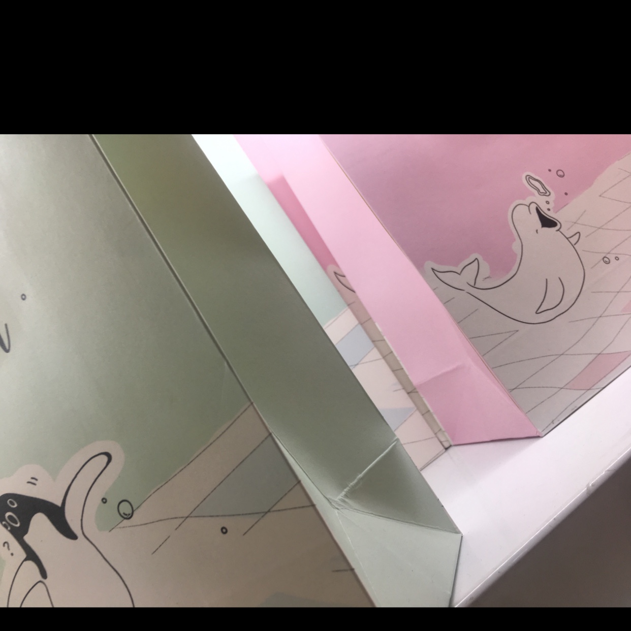 塑料手提袋实物图