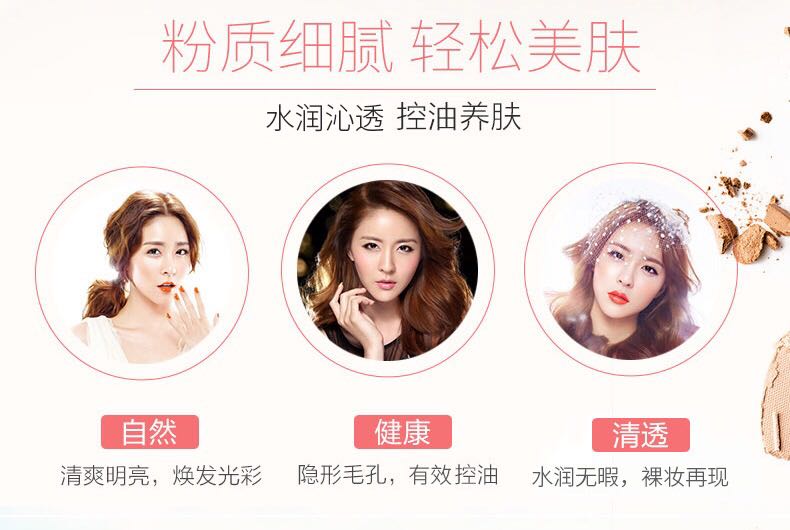 跨境电商爆款 烤粉饼混色烤粉眼影两用 持久提亮定妆修容详情图2