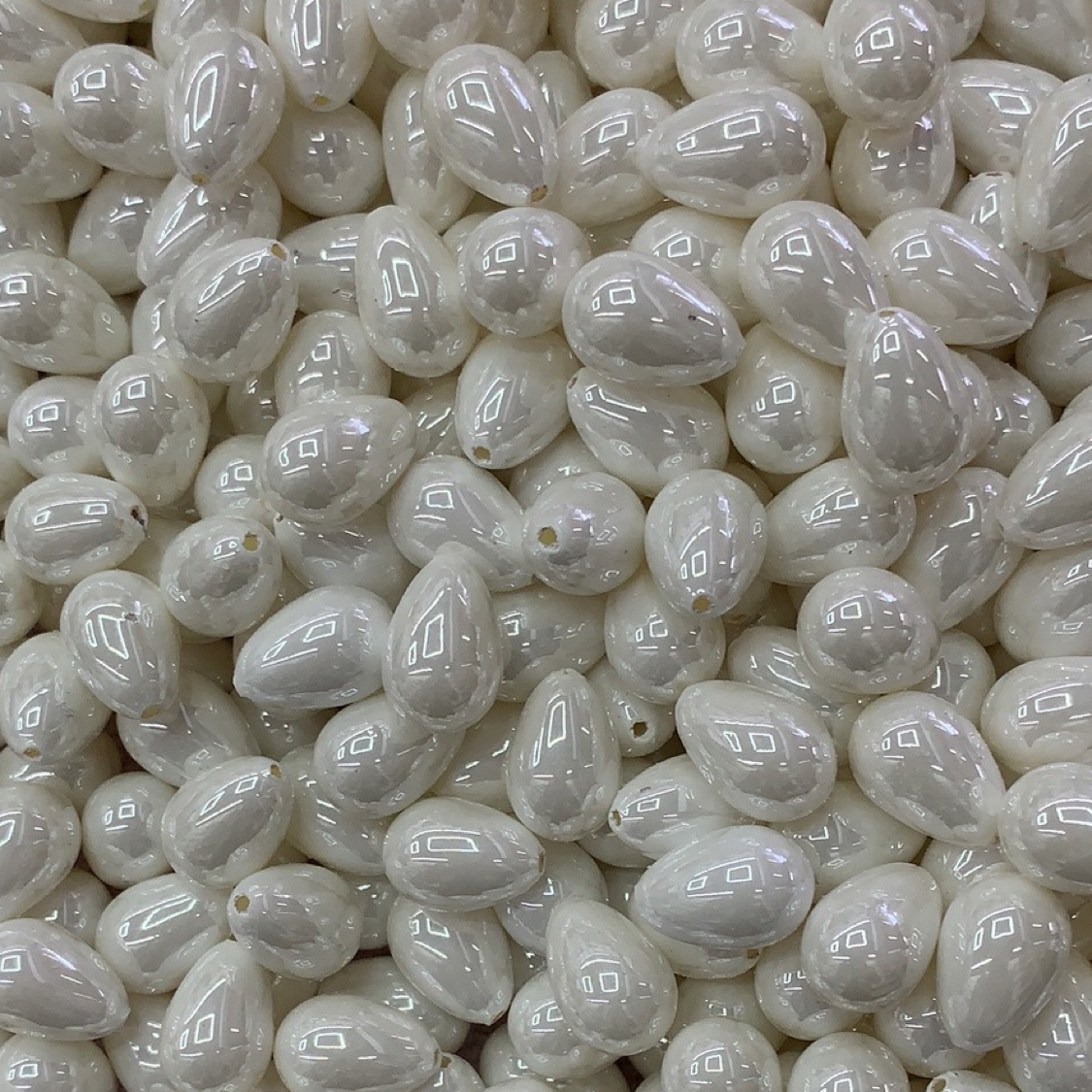 10×14 Imitation shell water drops pure white thumbnail