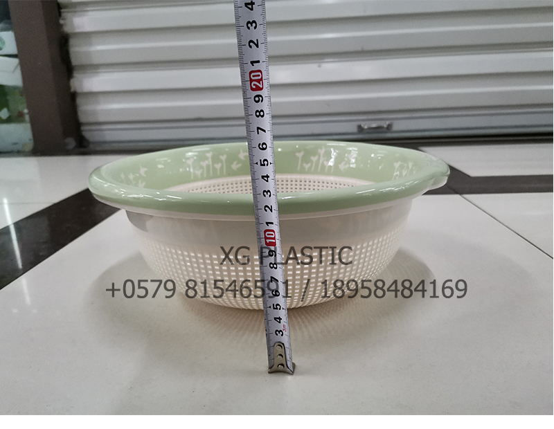 新款大号米筛加厚厨房收纳篮洗菜篮洗米篮水果篮塑料时尚沥水篮详情图3