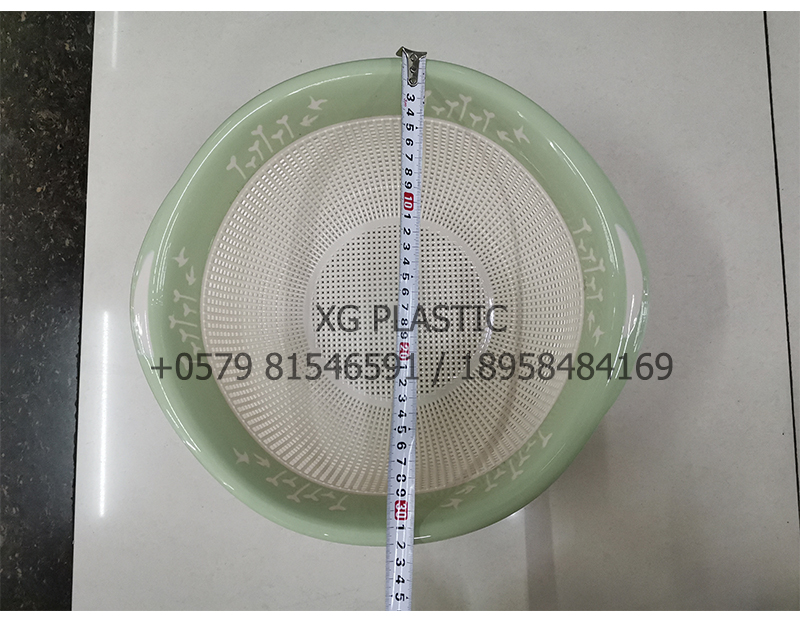 新款大号米筛加厚厨房收纳篮洗菜篮洗米篮水果篮塑料时尚沥水篮详情图2