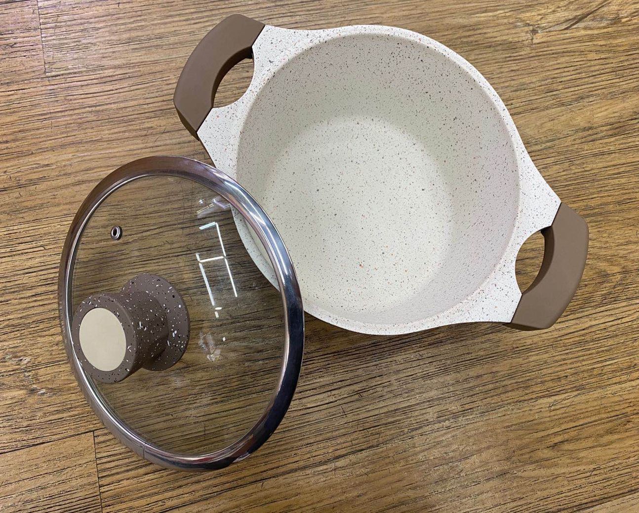 Yiwu quality 24CM non-stick pot, tourmaline pot, soup pot, stewing pot and porridge pot Specification image
