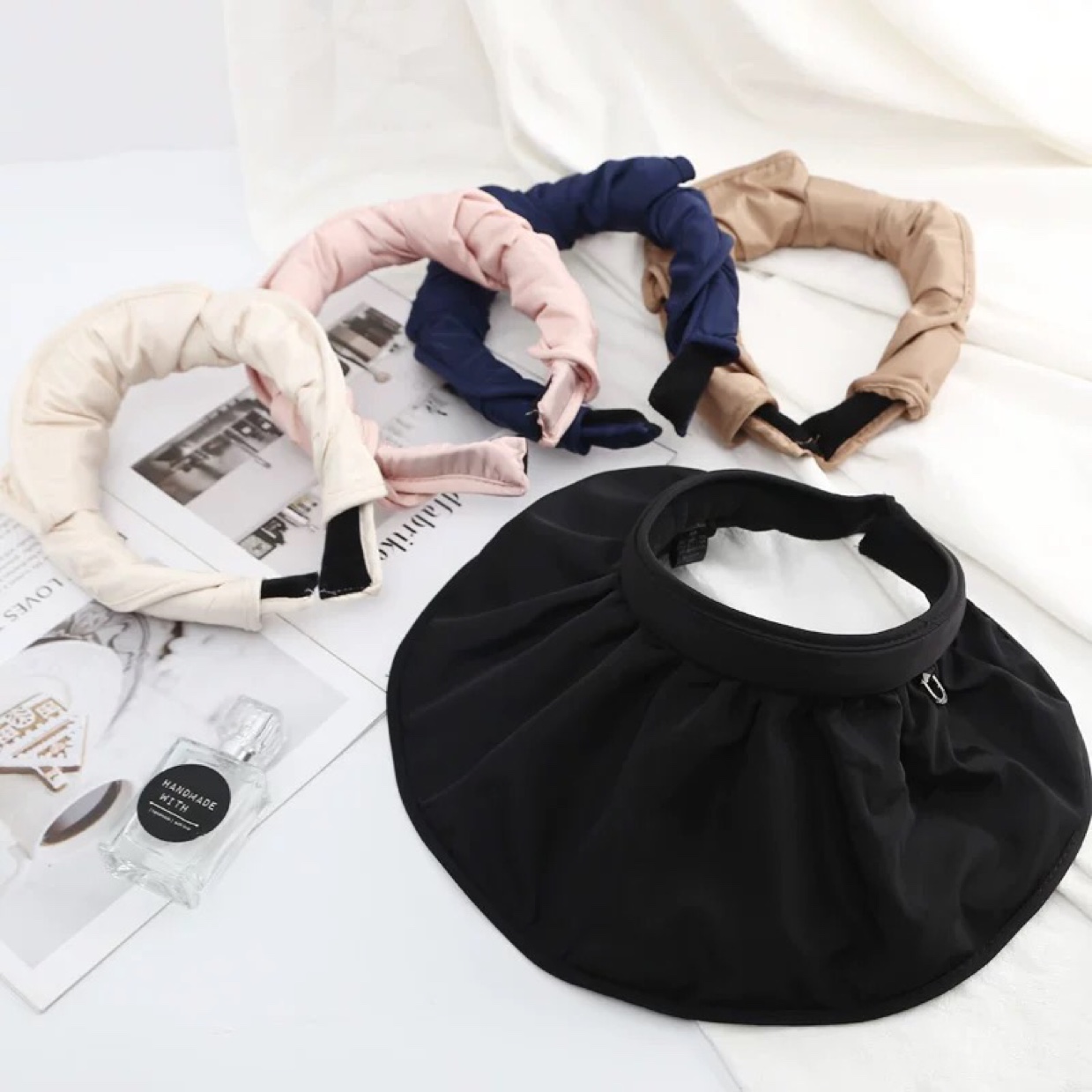 South Korea shell hat lady web celebrity summer sun protection uv suntop hat fashion versatile hat trend thumbnail