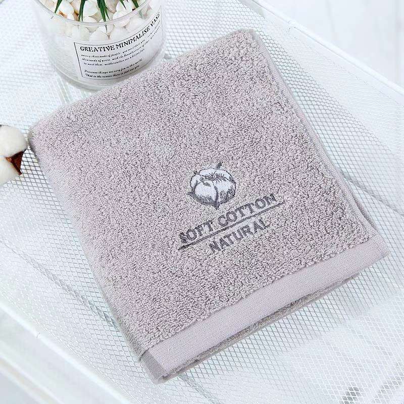 6266 Embroidered cotton towel details Picture