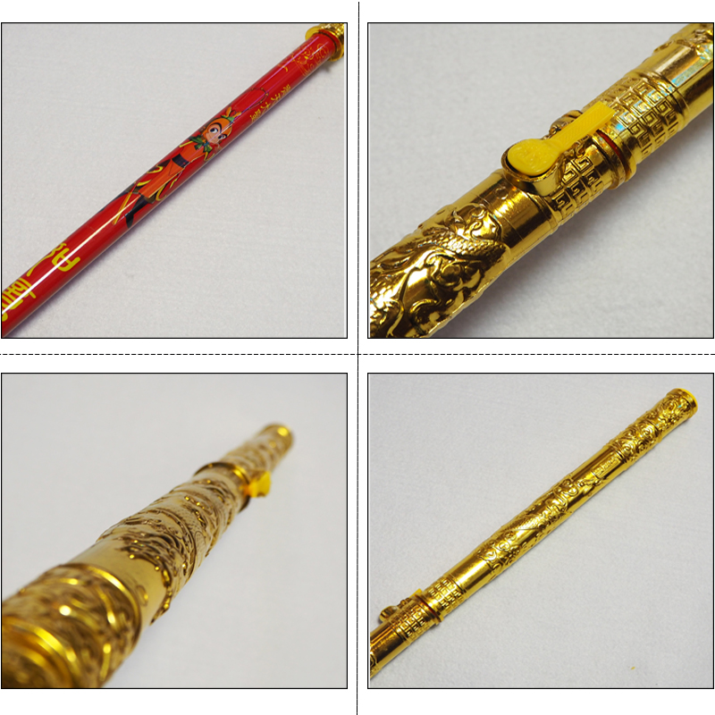 Factory direct sales of new automatic telescopic golden hoop rod with switch spring golden hoop rod, Sun Wukong Ruyi Golden hoop rod detail image 4