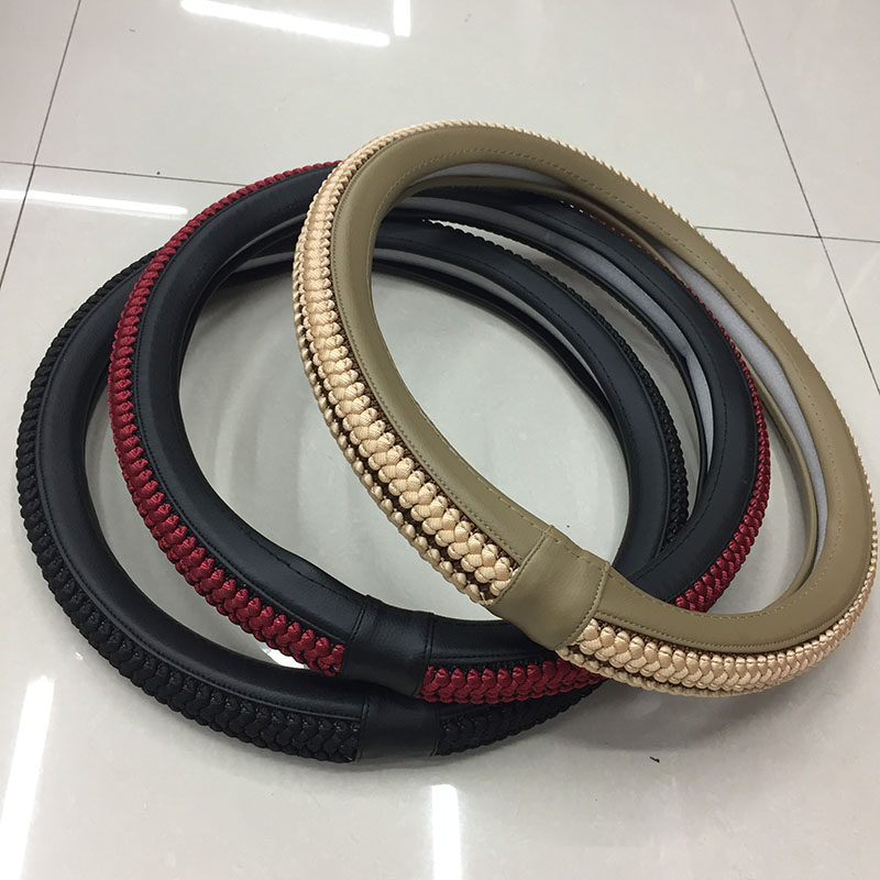 义乌好货 冰丝汽车方向盘套把套汽车用品 四季通用详情3