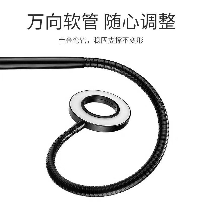 二合一桌面直播支架 桌面夹补光灯详情图6