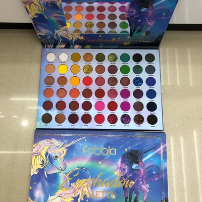 54 Color Eyeshadow Rainbow Unicorn Multi-Color Fashion All-In-One Eyeshadow Tray