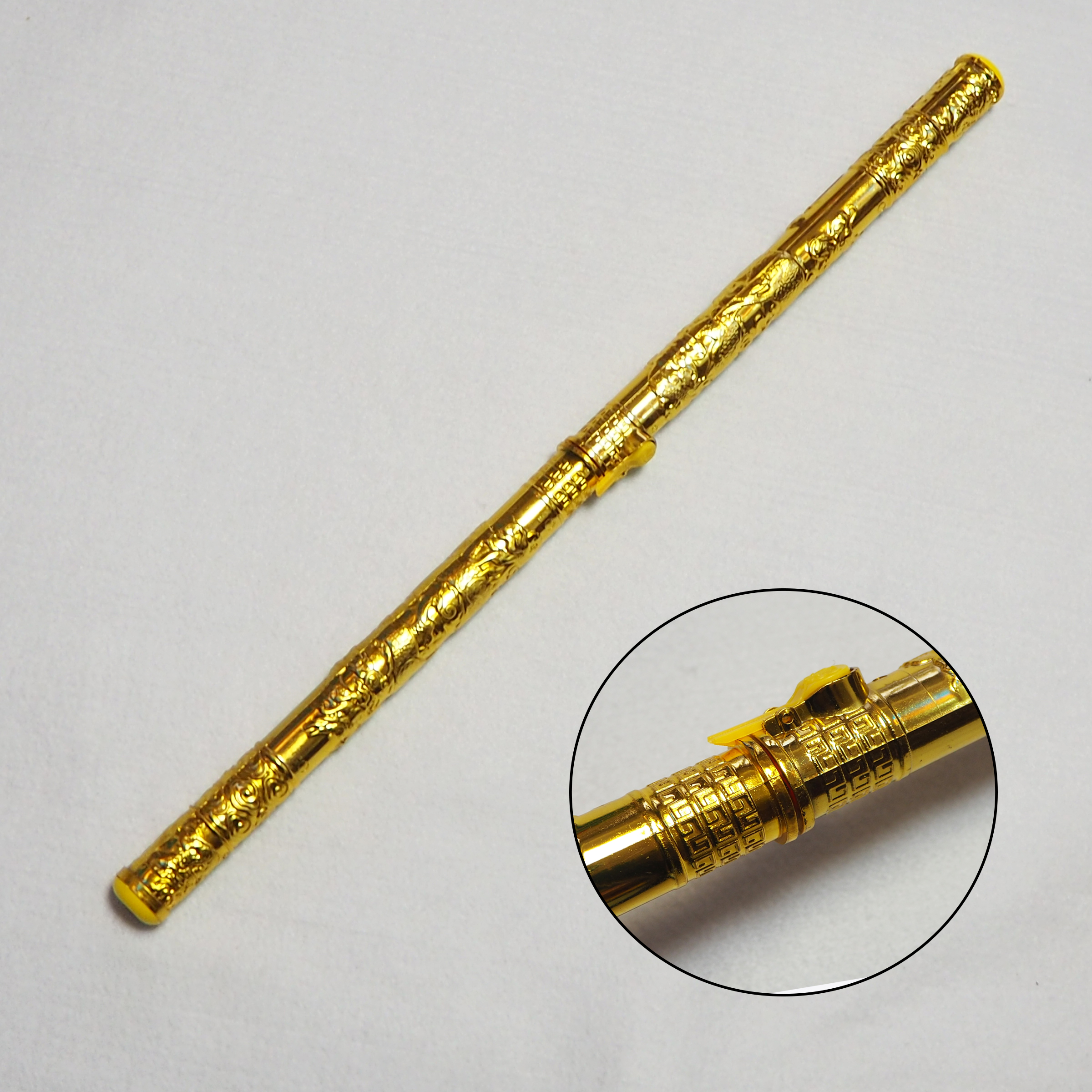 Factory direct sales of new automatic telescopic golden hoop rod with switch spring golden hoop rod, Sun Wukong Ruyi Golden hoop rod detail image 3