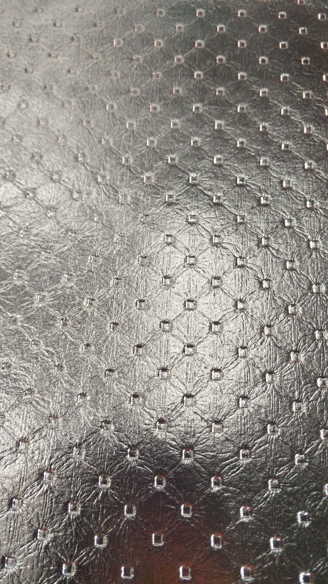 Metal embossed multi-style PVC leather material packaging leather bag leather decorative leather fabric undefined