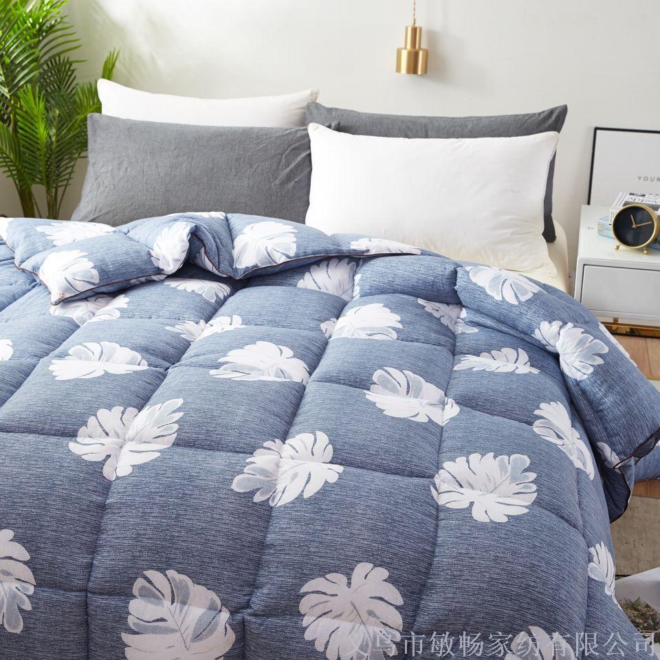 Yiwu Good Goods Arctic Warm Velvet Fabric First Grade Feather Silk Cotton Filling Thick Warm Winter Quilt Series details Picture