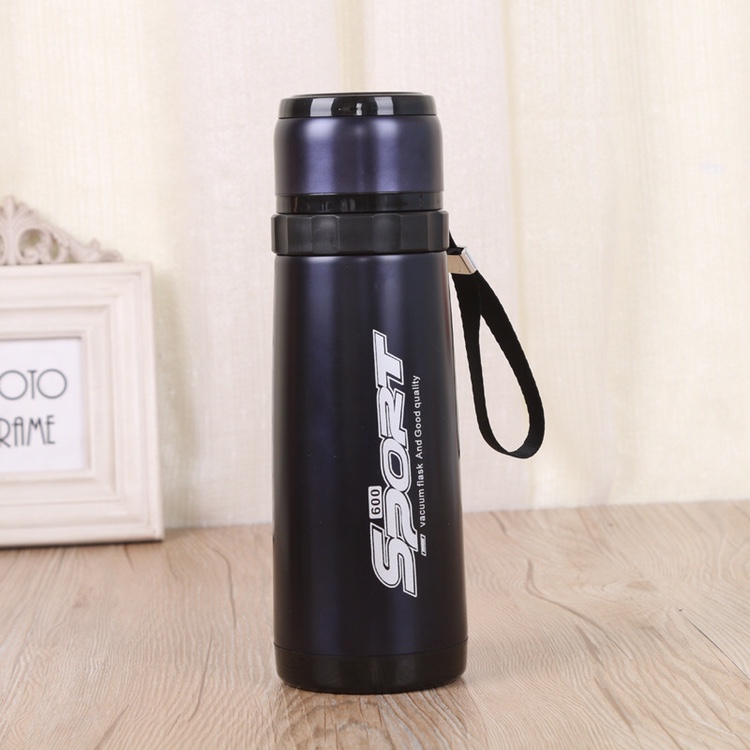 600Ml Vacuum Cup With Suspension Strap Specification drawing
