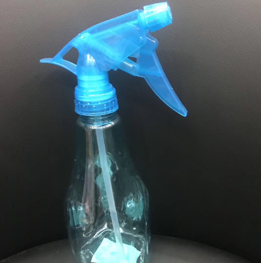 Household plastic spray bottle