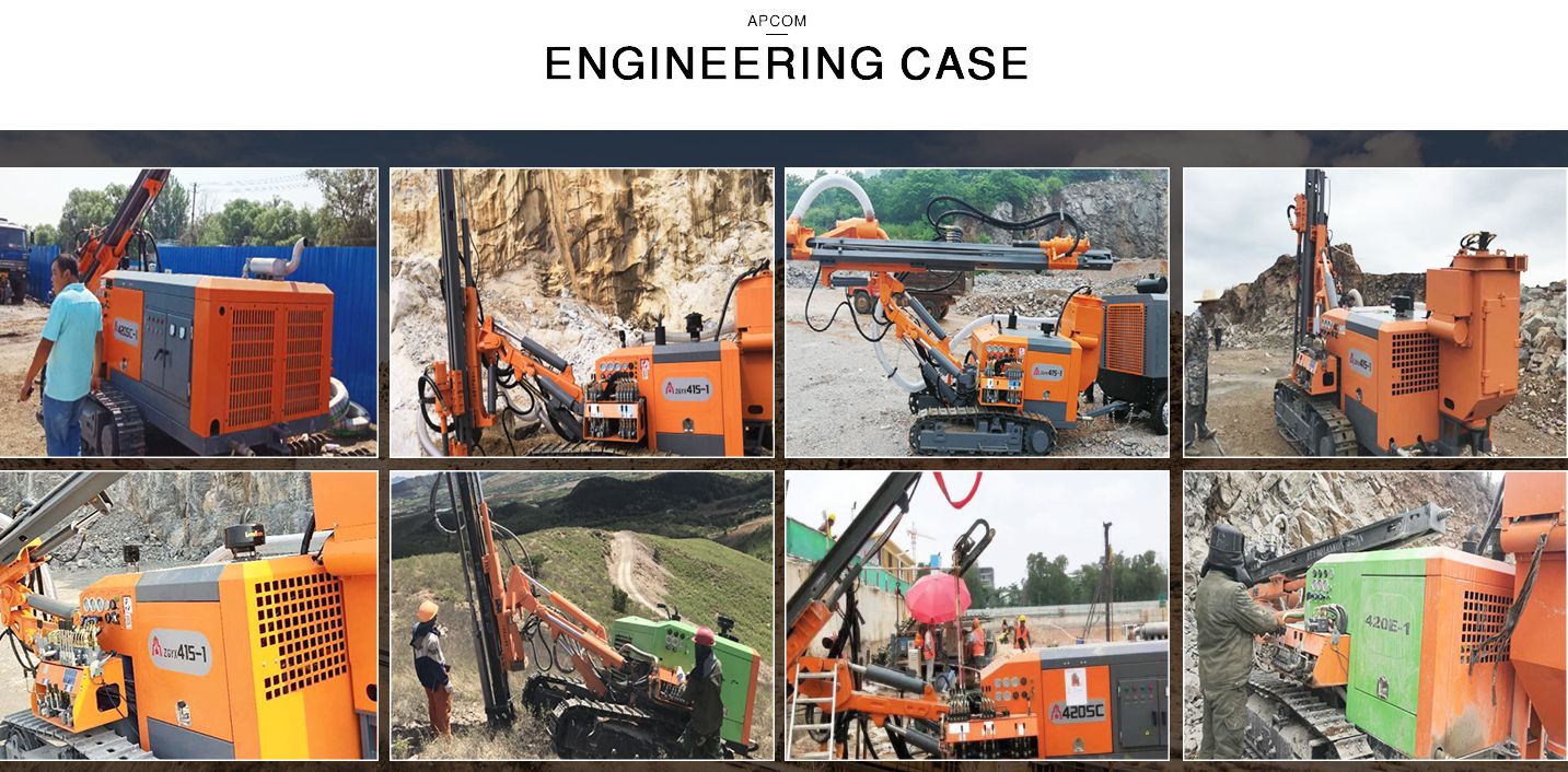 Shanghai Opec Air Compressor Drilling Rig Factory Direct Sales describe pic - 5