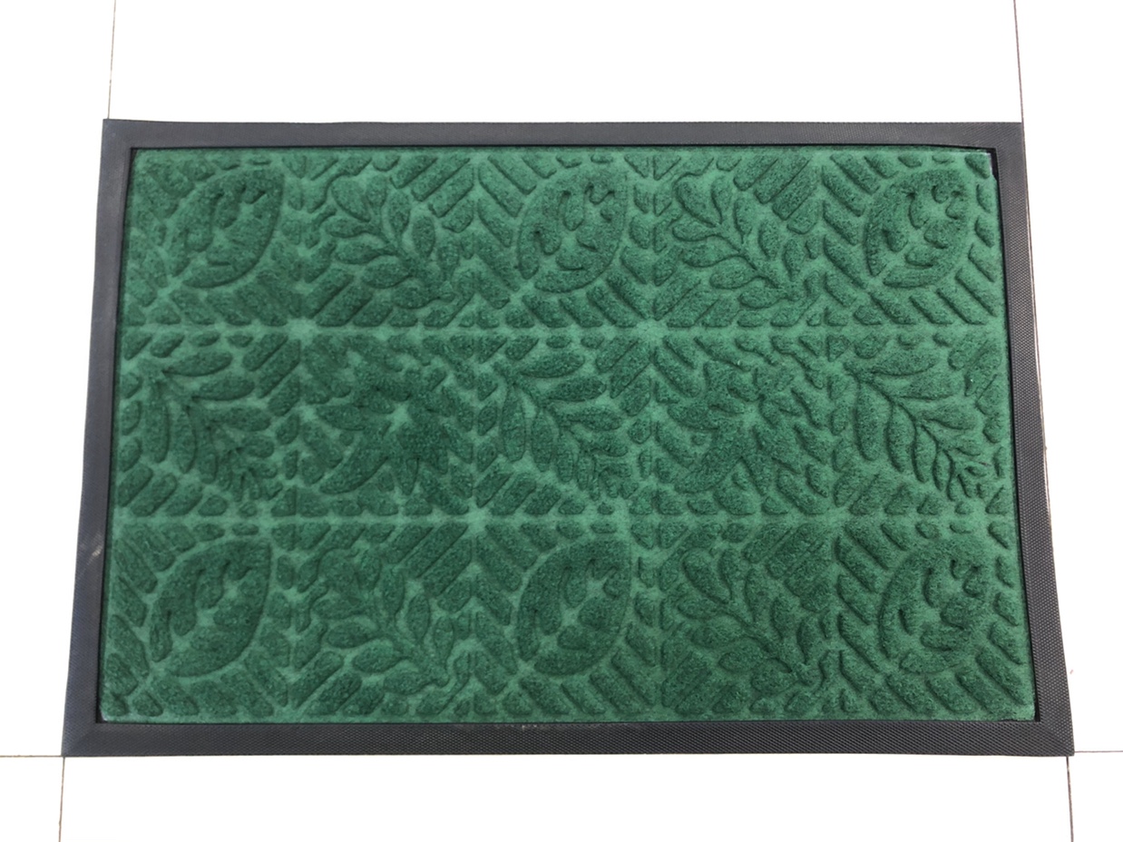 Border Brushed Rubber Doormat 40*60Cm Application Scenario