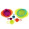 义乌好货收纳彩虹塑料厨具八件套烘焙套装量勺面粉筛滤水料理产品图
