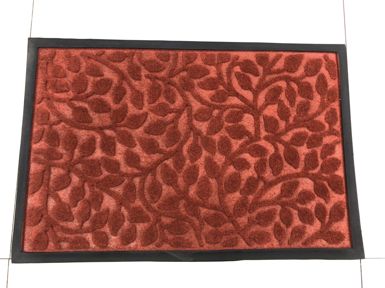 Border Brushed Rubber Doormat 40*60Cm details Picture
