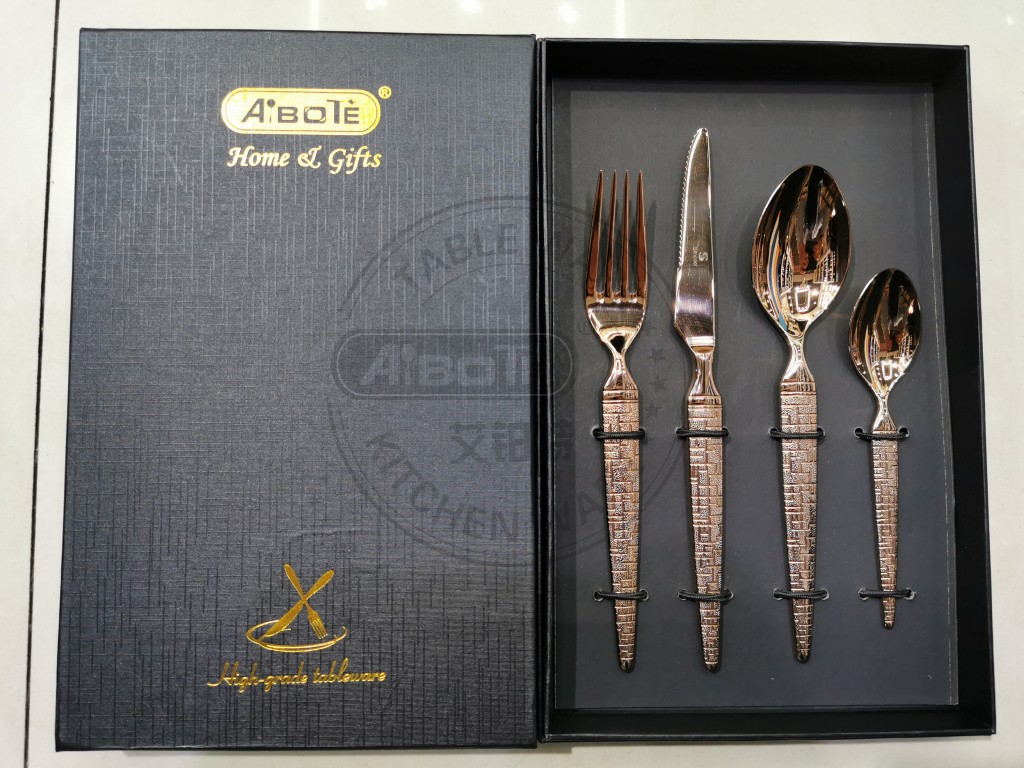 Into The E-Commerce Original Knife, Fork And Spoon Set Spoon 304 Stainless Steel Hotel Gifts Item Picture